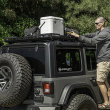 Load image into Gallery viewer, Rugged Ridge Roof Rack with Basket 18-20 Jeep Wrangler JL 4Dr Hardtops - Rugged Ridge 11703.04