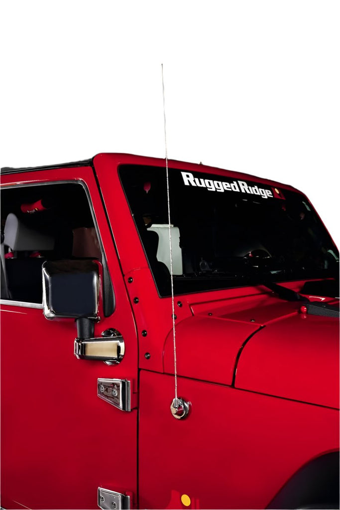 Rugged Ridge Antenna Base Cover Chrome 07-18 Jeep Wrangler - Rugged Ridge 13311.26