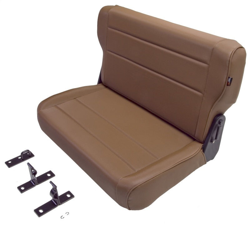 Rugged Ridge Fold & Tumble Rear Seat Spice 76-95 Jeep CJ / Jeep Wrangler - Rugged Ridge 13462.37