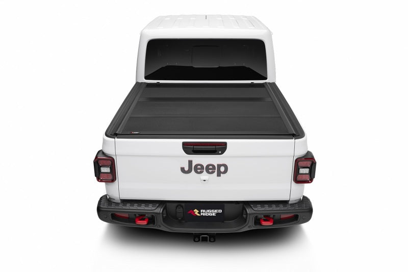 Rugged Ridge Armis Hard Folding With LINE-X Bed Cover 2020 JT - Rugged Ridge 13550.24