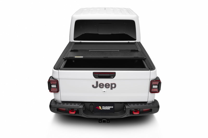 Rugged Ridge Armis Hard Folding With LINE-X Bed Cover 2020 JT - Rugged Ridge 13550.24