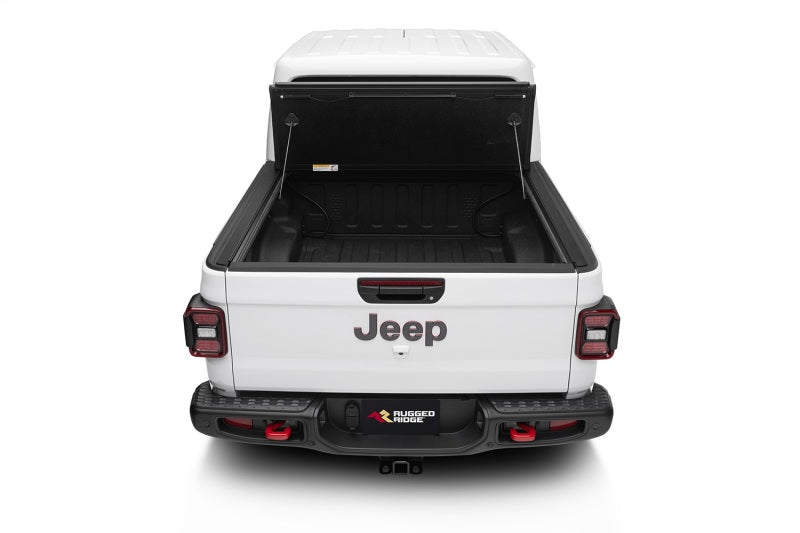 Rugged Ridge Armis Hard Folding With LINE-X Bed Cover 2020 JT - Rugged Ridge 13550.24