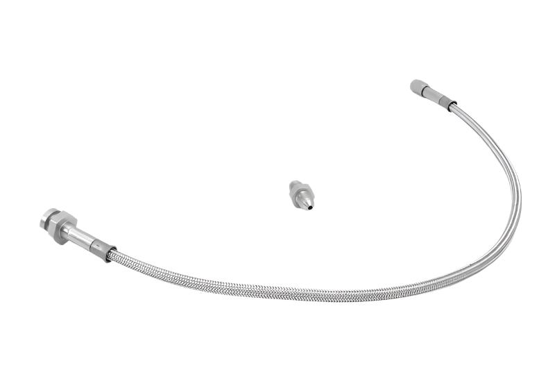 Rugged Ridge Front Brake Hoses Stainless Drum 76-78 CJ5 & CJ7 - Rugged Ridge 16734.04