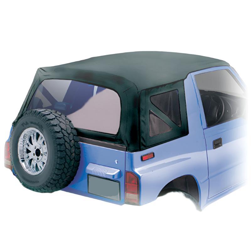 Rugged Ridge S-Top Black Denim Clear Windows 88-94 Sidekicks - Black Ops Auto Works