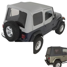 Load image into Gallery viewer, Rugged Ridge S-Top Door Skins Black Tinted Windows 88-95 Jeep Wrangler YJ - Black Ops Auto Works