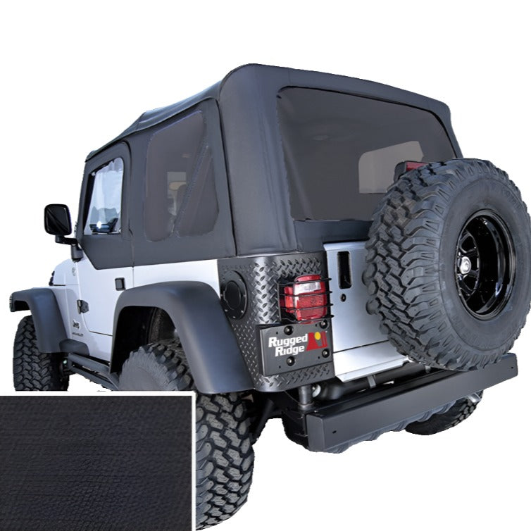 Rugged Ridge S-Top No Door Skins Black Tinted Windows 03-06 Wrang - Black Ops Auto Works