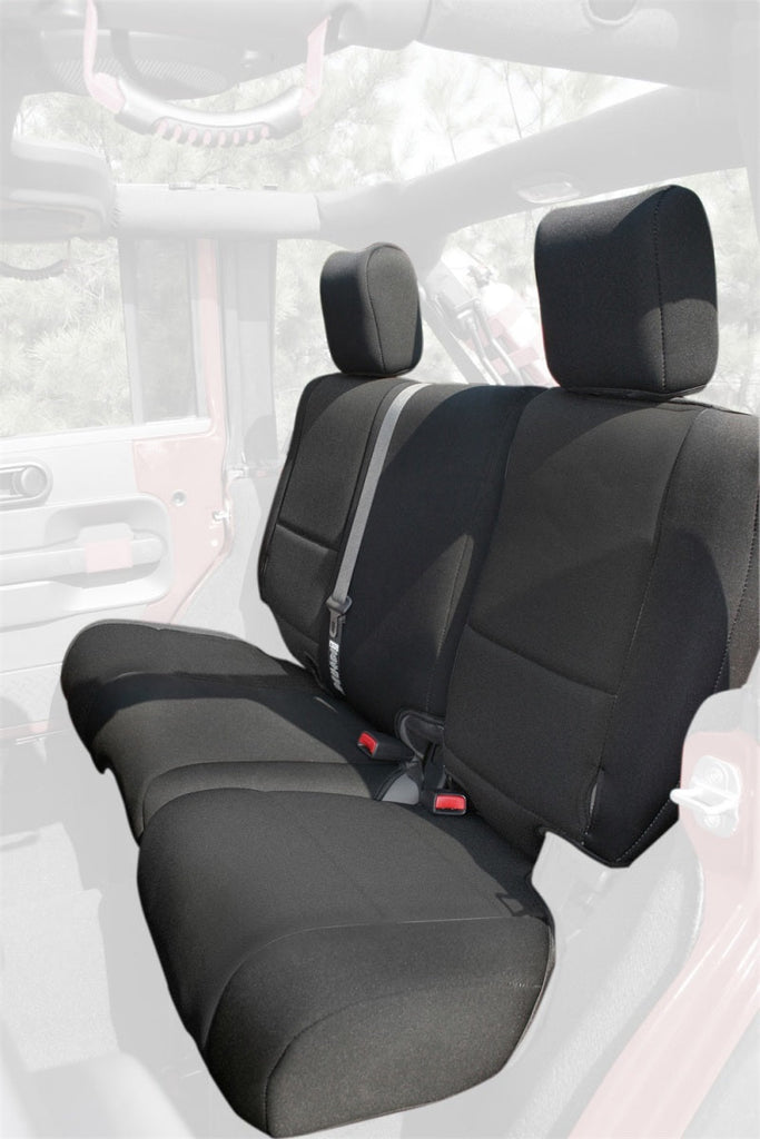 Rugged Ridge Seat Cover Kit Black 11-18 Jeep Wrangler JK 2dr - Black Ops Auto Works