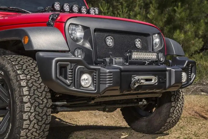 Rugged Ridge Spartacus Front Bumper Black 07-18 Jeep Wrangler - Black Ops Auto Works