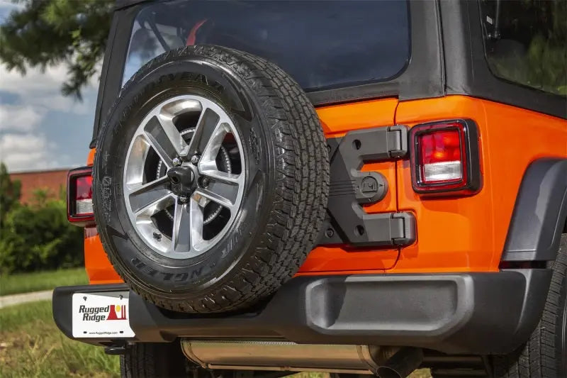 Rugged Ridge Spartacus HD Tire Carrier Hinge Casting 18-20 Jeep Wrangler JL - Black Ops Auto Works