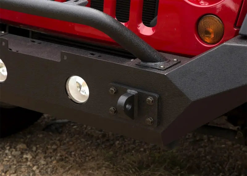 Rugged Ridge Spartan Front Bumper HCE W/Overrider 07-18 Jeep Wrangler JK - Black Ops Auto Works