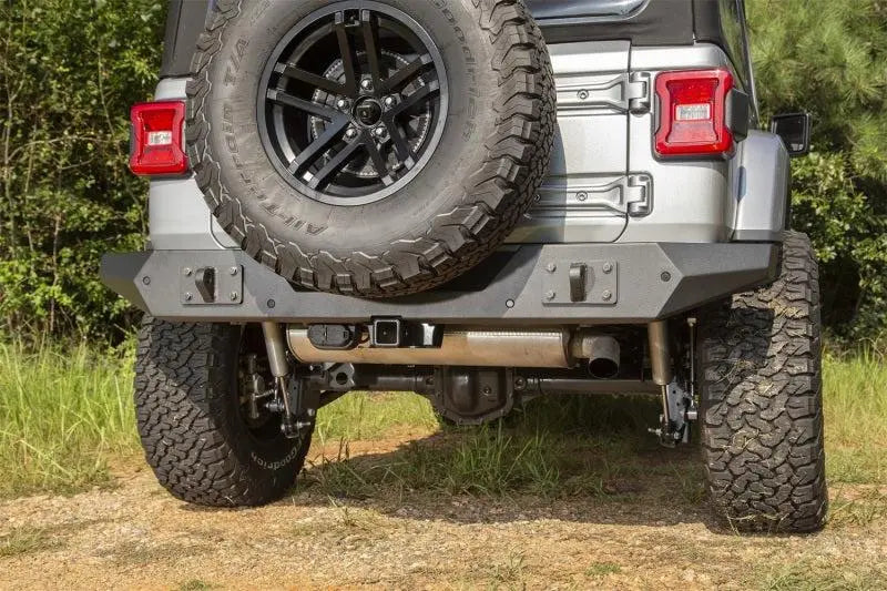 Rugged Ridge Spartan Rear Bumper Full Width 18-20 Jeep Wrangler JL - Black Ops Auto Works