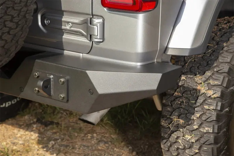 Rugged Ridge Spartan Rear Bumper Full Width 18-20 Jeep Wrangler JL - Black Ops Auto Works