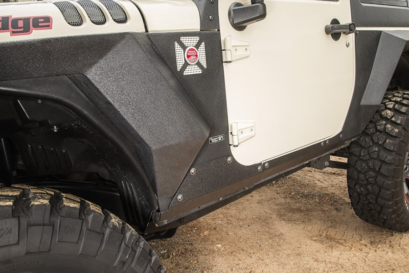 Rugged Ridge Steel Body Armor Cladding 07-18 Jeep Wrangler JK - Black Ops Auto Works