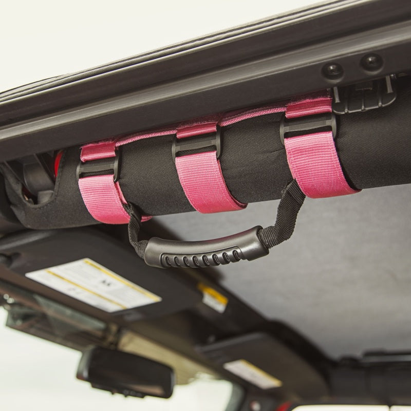 Rugged Ridge Ultimate Grab Handles Pink 55-20 CJ/Jeep Wrangler /JT - Black Ops Auto Works