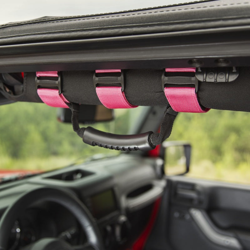 Rugged Ridge Ultimate Grab Handles Pink 55-20 CJ/Jeep Wrangler /JT - Black Ops Auto Works