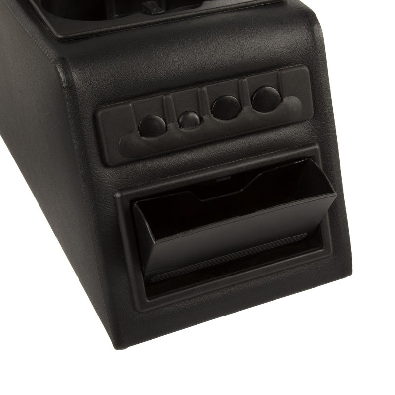 Rugged Ridge Ultimate Locking Console Black 76-95 Jeep CJ / Jeep Wrangler - Black Ops Auto Works