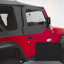 Load image into Gallery viewer, Rugged Ridge Upper Soft Door Kit Black Diamond 03-06 Jeep Wrangler - Black Ops Auto Works