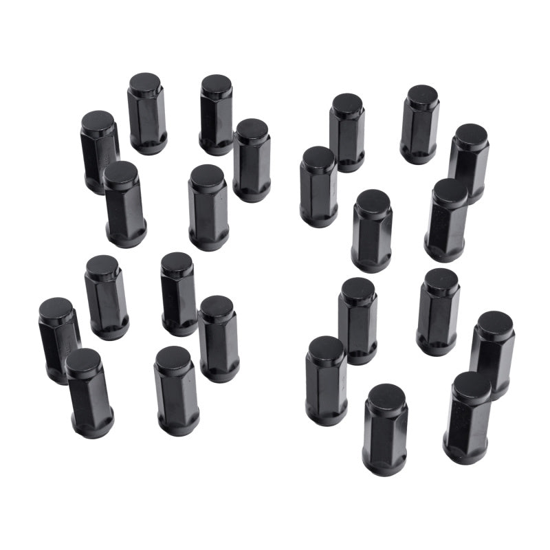 Rugged Ridge Wheel Lock Nut Set 24 Black M14-1.5 - Black Ops Auto Works