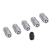 Load image into Gallery viewer, Rugged Ridge Wheel Lock Nut Set 5 Nuts w/Key Chrome M14-1.5 - Black Ops Auto Works
