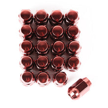 Load image into Gallery viewer, Rugged Ridge Wheel Lug Nut Set of 20 Red 1/2-20 - Black Ops Auto Works