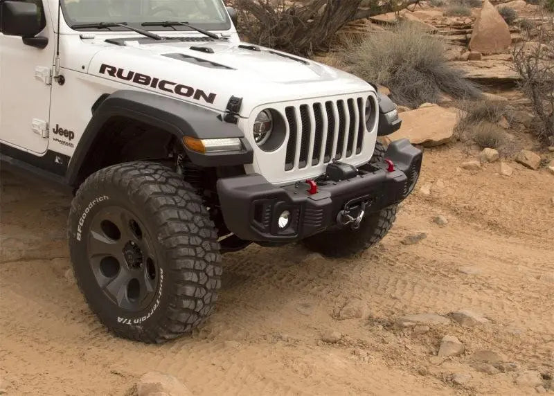 Rugged Ridge Winch Mount Plate 2018-20 Jeep JL/JT - Black Ops Auto Works