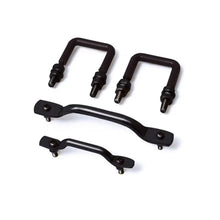 Load image into Gallery viewer, Rugged Ridge Windshield Tie Down Kit Black 55-95 Jeep CJ / Jeep Wrangler - Black Ops Auto Works