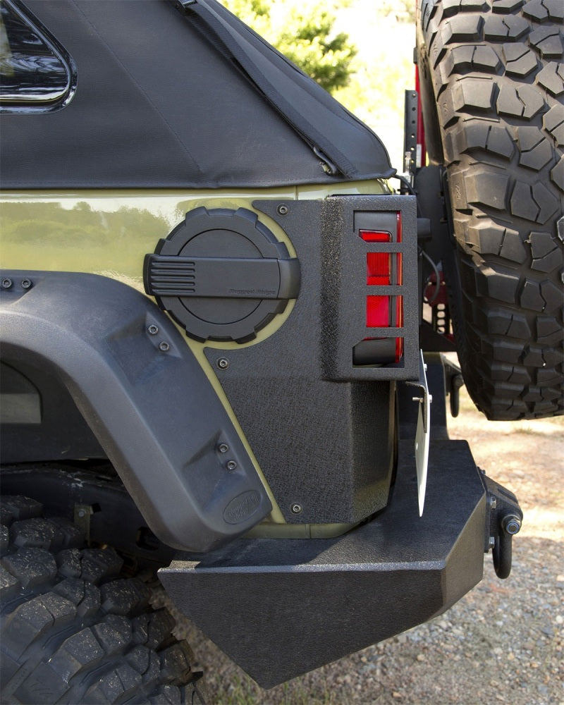 Rugged Ridge XHD Corner Guard Rear 07-18 Jeep Wrangler JKU 4 Door - Black Ops Auto Works