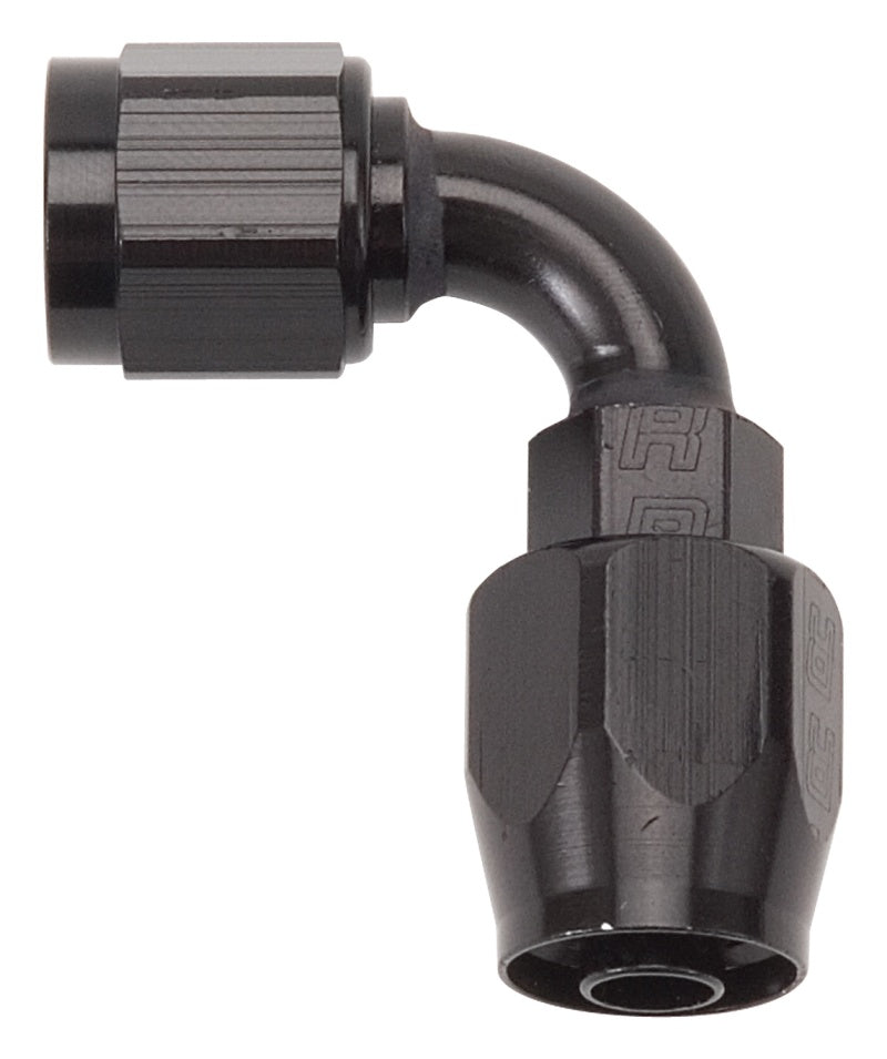 Russell Performance -10 AN Black 90 Degree Full Flow Hose End - Black Ops Auto Works