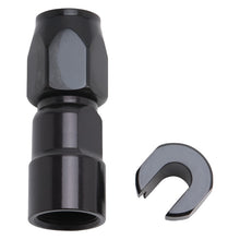 Load image into Gallery viewer, Russell Performance 5/16in SAE Quick Disc Female to -6 Hose Black Straight Degree Hose End - Black Ops Auto Works