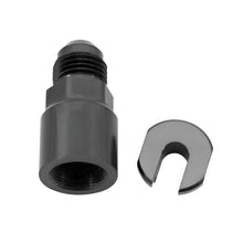 Load image into Gallery viewer, Russell Performance -6 AN male to 1/4in SAE Quick-Disconnect Female (Black Single) - Black Ops Auto Works