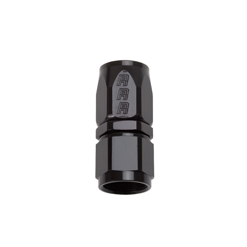 Russell Performance -8 AN Black Straight Full Flow Hose End - Black Ops Auto Works