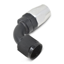 Load image into Gallery viewer, Russell Performance -8 AN Black/Silver 90 Degree Full Flow Hose End - Black Ops Auto Works
