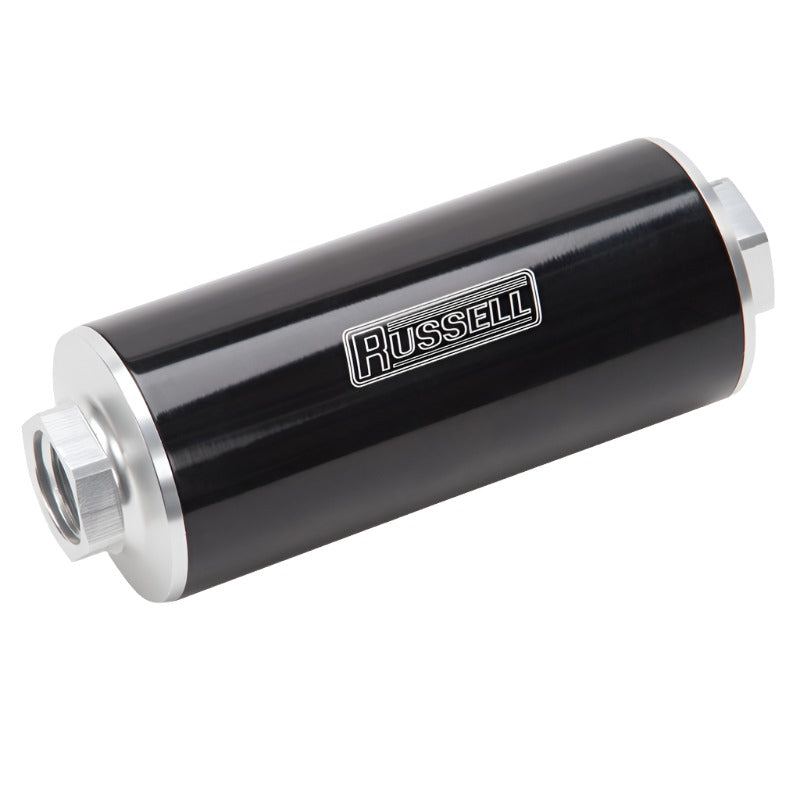 Russell Performance Anodized Aluminum (12in Length -10 male inlet/outlet) - Black Ops Auto Works