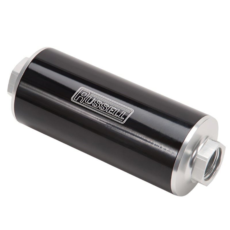 Russell Performance Anodized Aluminum (12in Length -10 male inlet/outlet) - Black Ops Auto Works