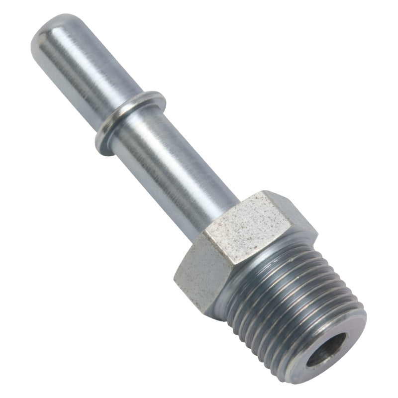 Russell Performance EFI Adapter Fitting 3/8 NPT MALE TO 3/8in SAE Quick Disc Male Zinc - Black Ops Auto Works