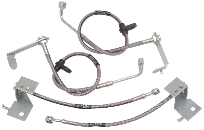 Russell Performance 05-11 Ford Mustang (with ABS) Brake Line Kit - Russell 693380