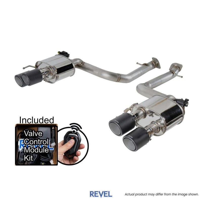 Revel 71180C Medallion Touring Premier C exhaust for 2021-2025 Lexus IS500 and 2015-2019 Lexus RC-F with included valve control module kit