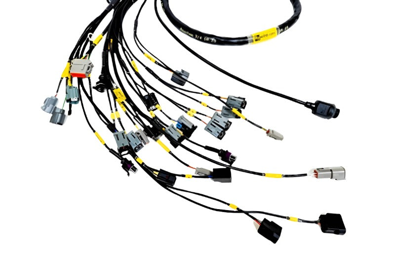 Rywire Honda K-Series (w/Haltech Elite 1500+) Eng Harn w/OBD2 Alt/EV14 Inj/AEM IAT/MAP (Adapter Req) - Black Ops Auto Works