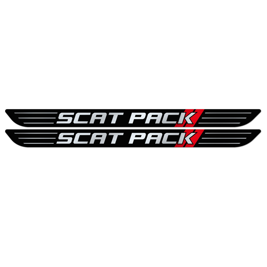Scat Pack Door Sill Appliqué - Black Ops Auto Works