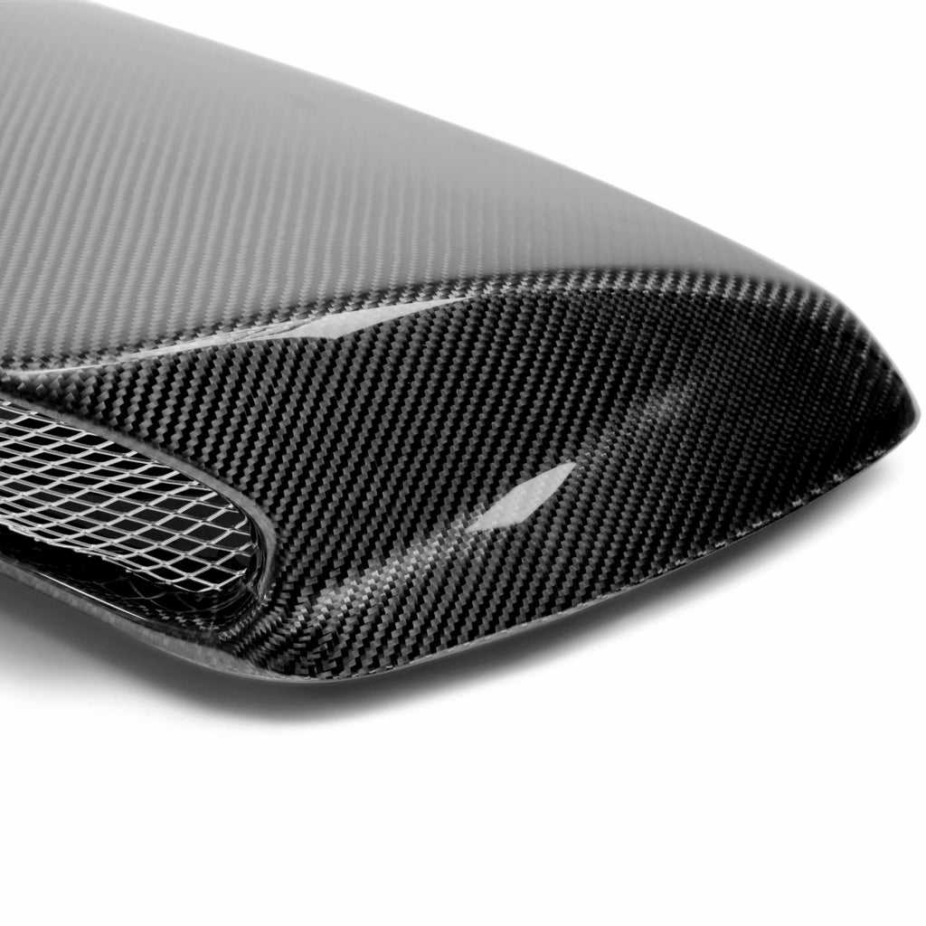 Seibon 02-03 Subaru WRX STi Carbon Fiber Hood Scoop - Only Fits OEM Hoods (Not Seibon Hoods) - Black Ops Auto Works