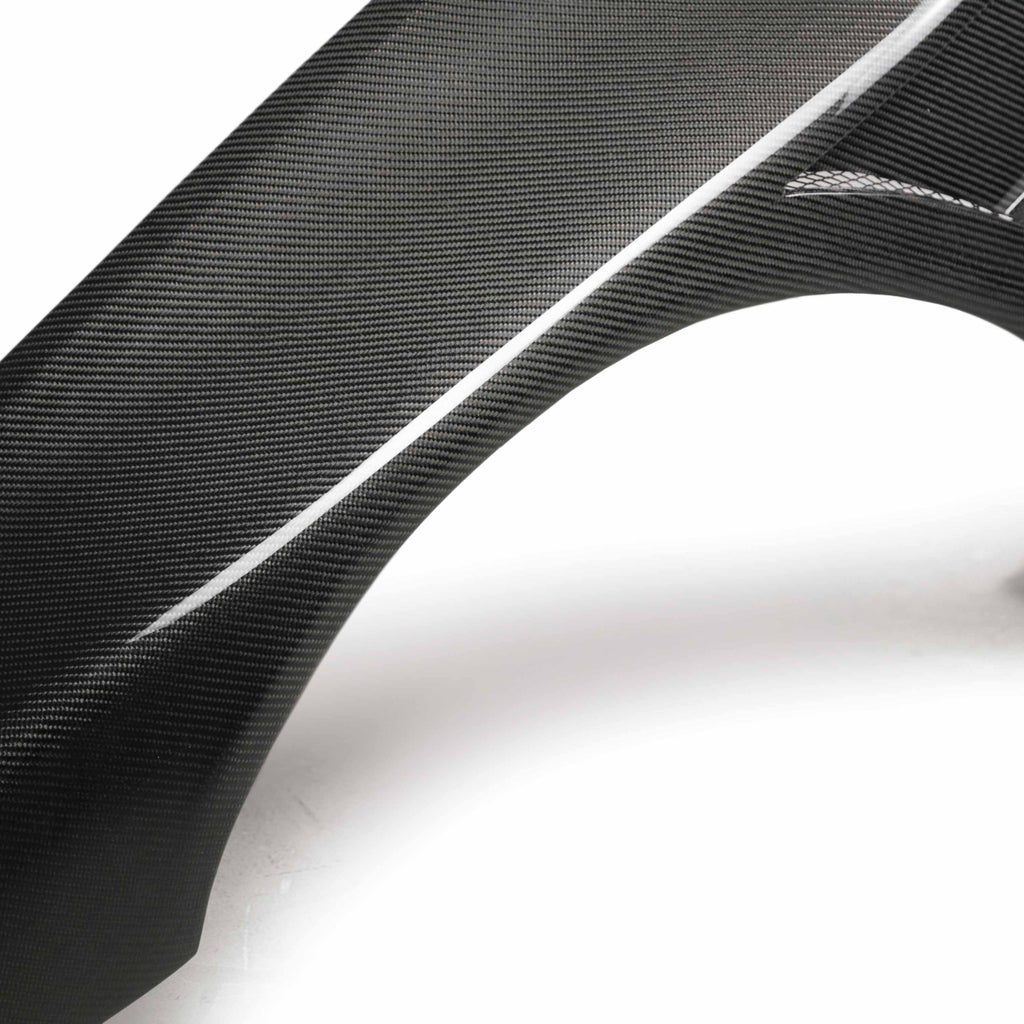 Seibon 03-07 Mitsubishi Evo 8 & IX 10mm Wider Carbon Fiber Fenders - Black Ops Auto Works