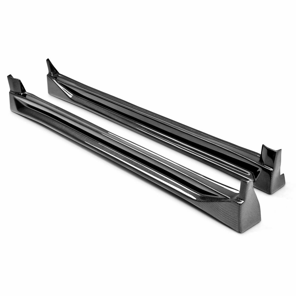 Seibon 04-05 Subaru WRX CW Carbon Fiber Side Skirts - Black Ops Auto Works