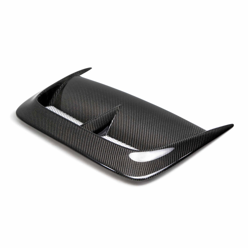 Seibon 04-05 Subaru WRX/STi CW Carbon Fiber Hood Scoop - Only Fits OEM Hoods (Not Seibon Hoods) - Black Ops Auto Works