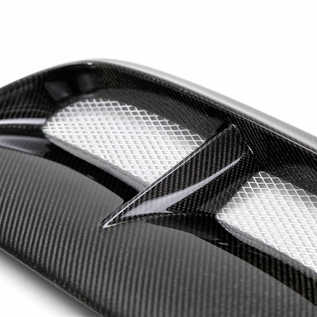 Seibon 04-05 Subaru WRX/STi CW Carbon Fiber Hood Scoop - Only Fits OEM Hoods (Not Seibon Hoods) - Black Ops Auto Works