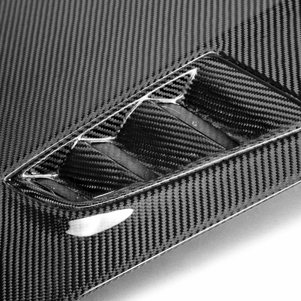 Seibon 06-07 Honda Civic 4 Door MGII-Style Carbon Fiber Hood - Black Ops Auto Works