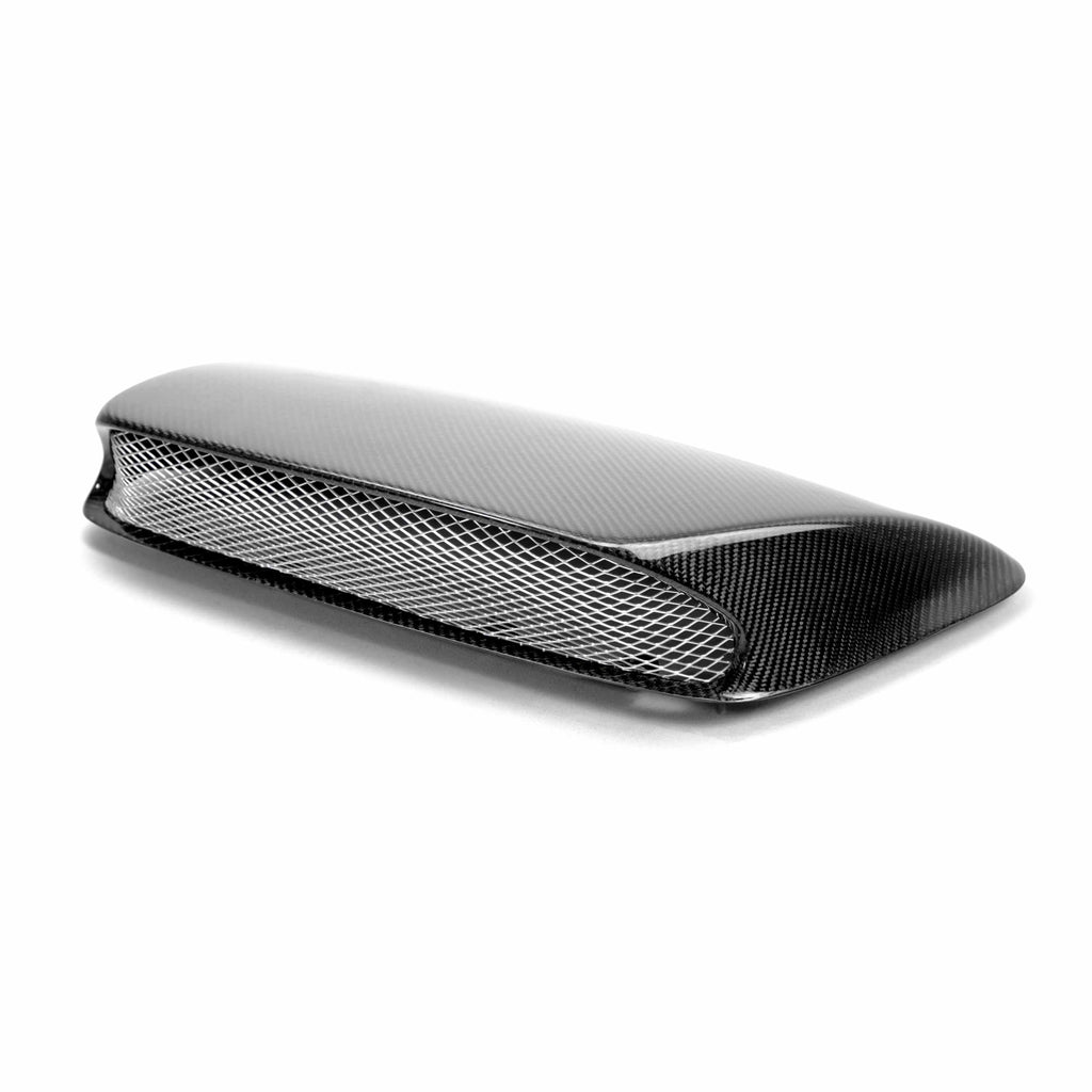 Seibon Seibon 06-07 Subaru WRX/STi STi Carbon Fiber Hood Scoop - Only Fits OEM Hoods (Not Seibon Hoods)
