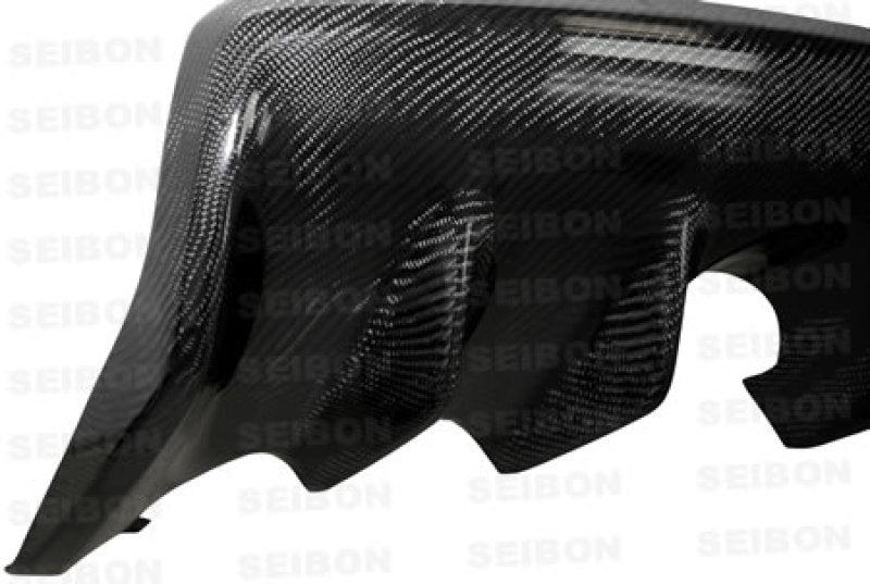 Seibon 08-09 Mitsubishi Evo X OEM-style Carbon Fiber Rear Diffuser - Black Ops Auto Works
