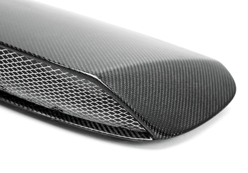 Seibon Seibon 08-10 Subaru Impreza WRX STI CWIII-Style CF Hood Scoop - Only Fits OEM Hood (Not Seibon Hood)