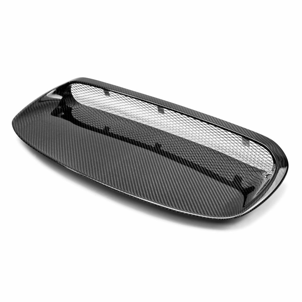 Seibon Seibon 08-11 Subaru Impreza WRX STI OEM-Style CF Hood Scoop - Only Fits OEM Hoods (Not Seibon Hoods)