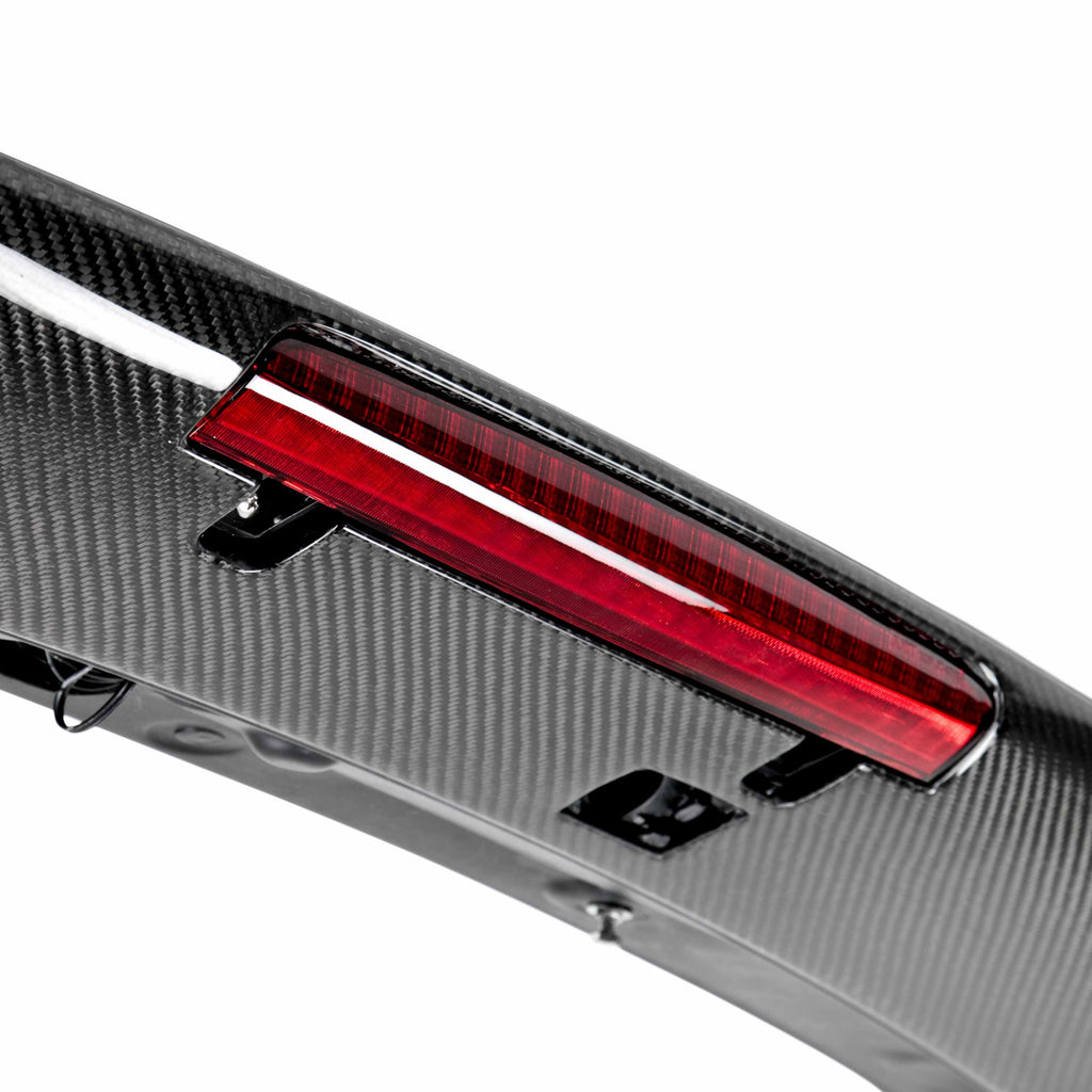 Seibon Seibon 08-11 Subaru WRX/STi Hatchback STI-Style Carbon Fiber Rear Spoiler w/ LED Light Included